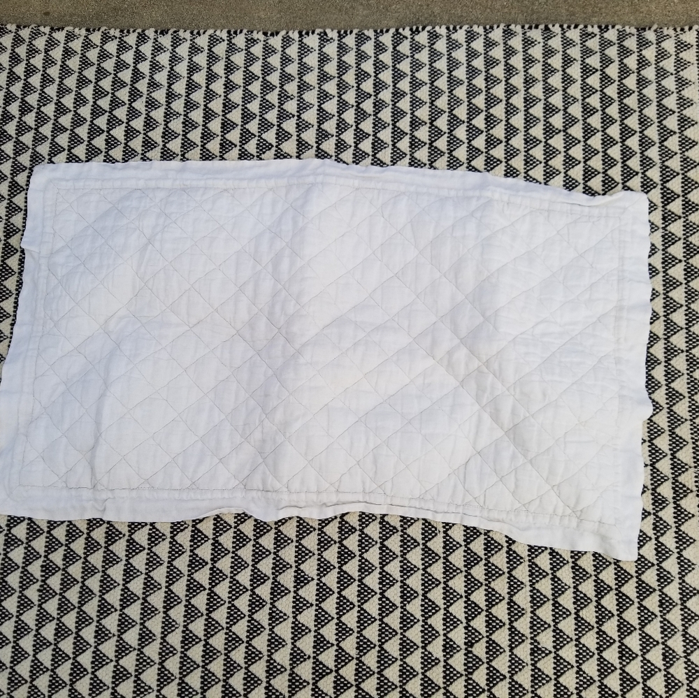 Linen pillow sham